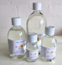 cold wax solvent bottles uses