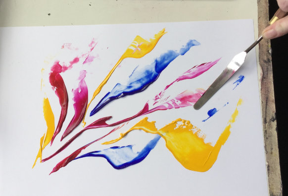 Using a Wax Paper Palette 